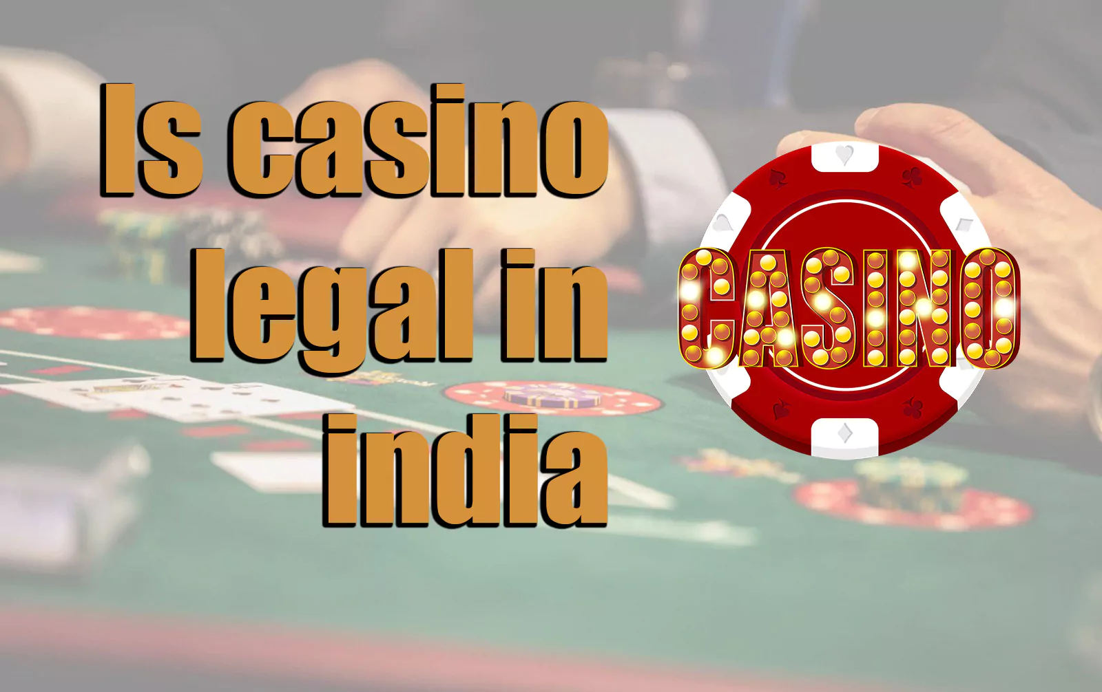 Is casino legal in india