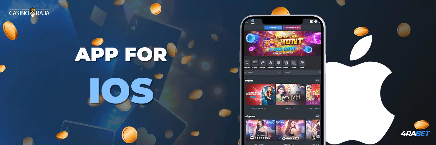 4rabet Casino App for IOS