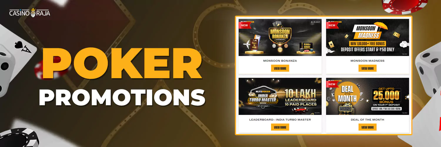 BlitzPoker Promotions