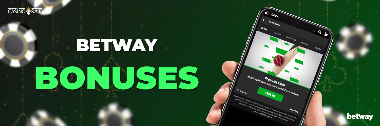 Bonuses at Betway