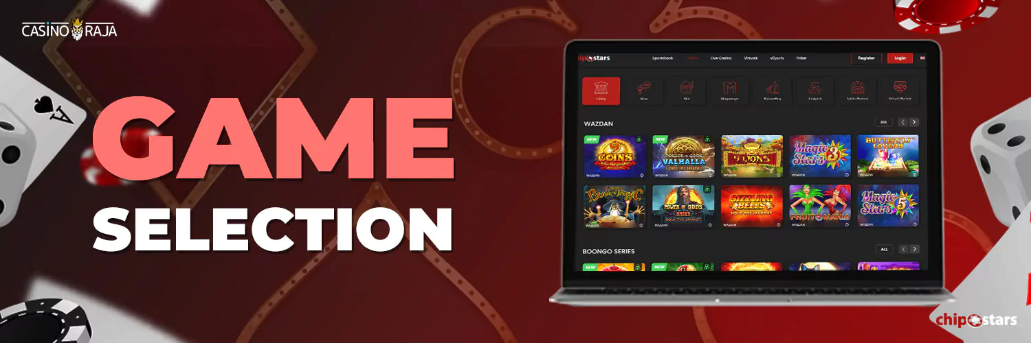 Casino Game Selection