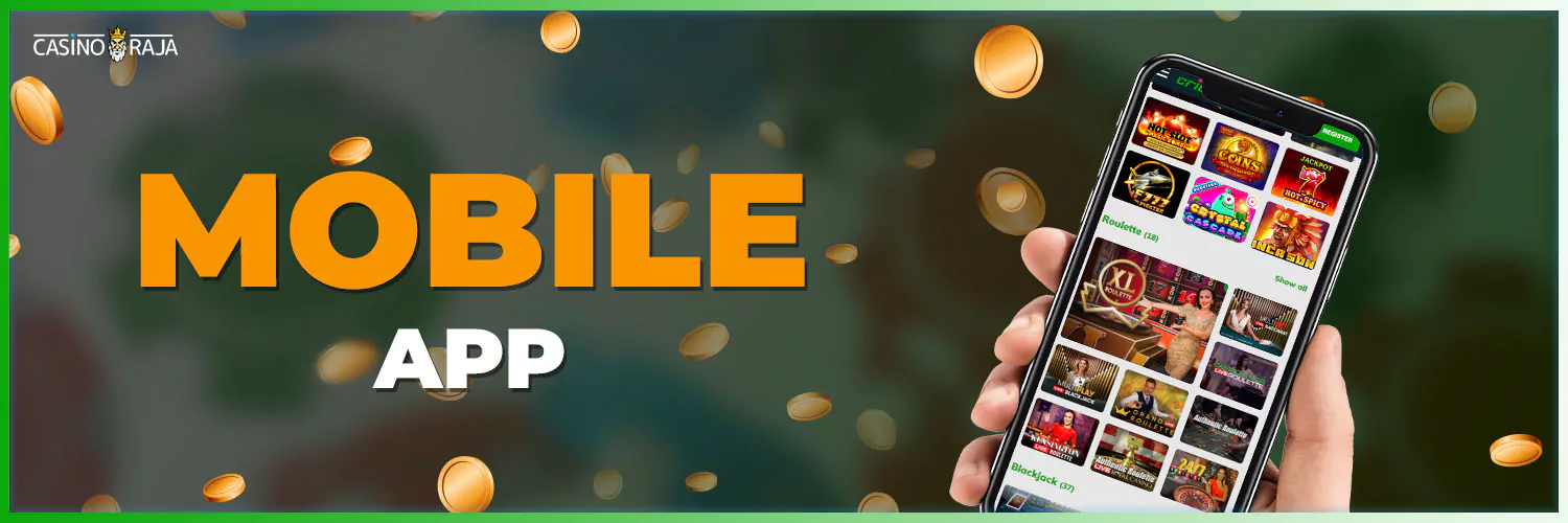 mobile gambling in cricbaba casino